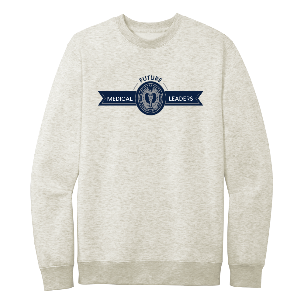 FML Ribbon - District® V.I.T.™ Fleece Crew Sweatshirt